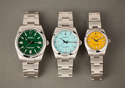 rolex oyster blue dial|Rolex Oyster color chart.